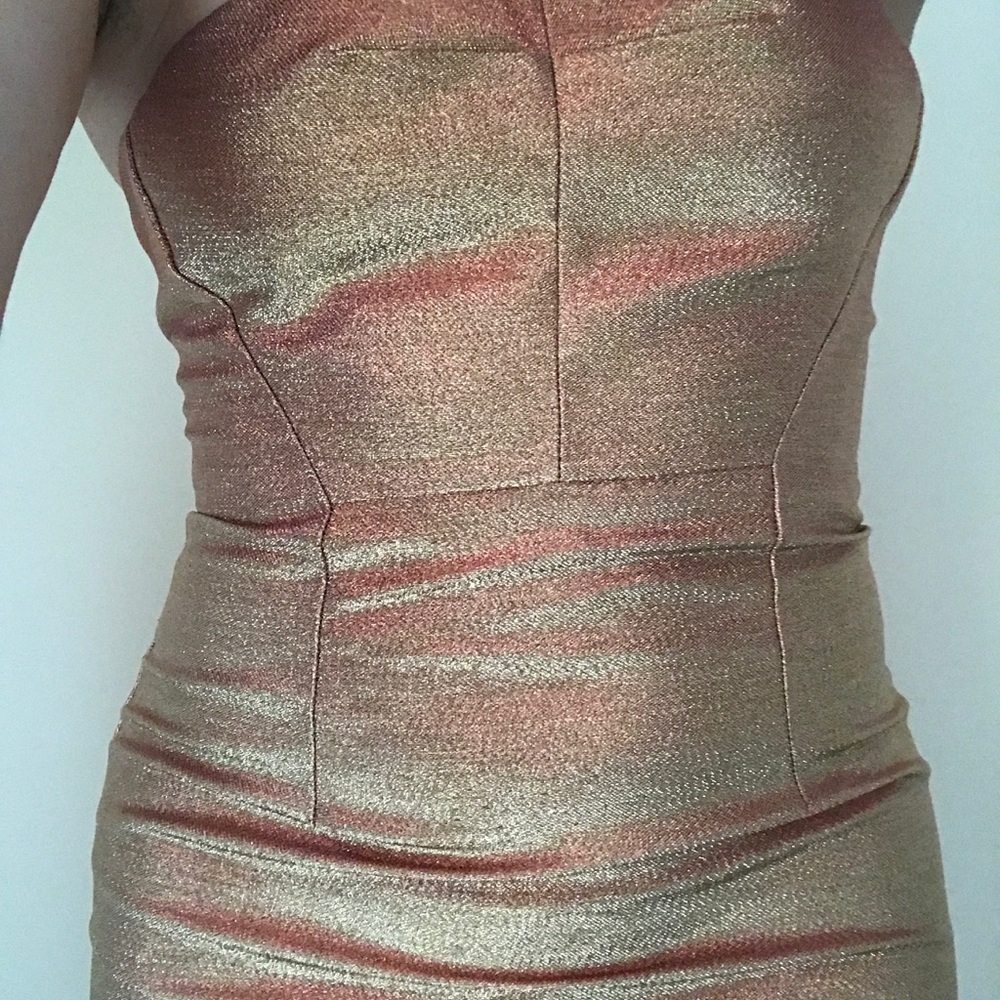 EXPRESS NWT metallic mini dress